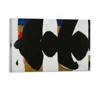 Robert Motherwell Elegy to The Spanish Republic XXXIV Spray Oil Paintings Home & Commercial Canvas Wall Art Painting On Canvas Wall Art Poster Scroll Picture Print Walls Decor Home Posters 24x36inch(6