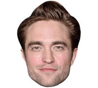 Robert Pattinson (Stubble) Celebrity Mask, Flat Card Face, Fancy Dress Mask