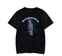 Robert Pattinson This is The Skin of A Killer Bella T-Shirt Unisex Short Sleeve Crewneck Tee (Black,L)