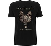 Robert Plant Men's Heaven Knows Black T-Shirt