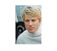 Robert-Redford Star Canvas Poster Decoration Painting Living Room Wall Art Bedroom Painting, Wall Print Art Painting Modern Home Boy Room Print Painting Girls Holiday Wall Picture 20 x 30 Inch (50 x