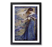 Robert Reid The Mirror Framed Print | A2 Black Framed Wall Art | Ready to Hang | Modern Nature Picture | Living Room Bedroom Lounge Office