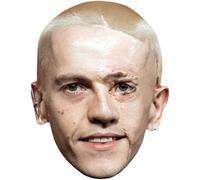 Robert Rhodes (Smile) Celebrity Mask, Flat Card Face, Fancy Dress Mask