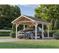 Robert S (3.2x3.7m | 11.7m2) Pitched Roof Timber Carport or Garden Pavilion