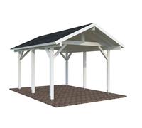 Robert S (3.2x3.7m | 11.7m2) Pitched Roof Timber Carport or Garden Pavilion