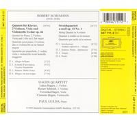 ROBERT SCHUMANN: PIANO QUINTET, OP. 44; STRING QUARTET, OP. 41, NO. 1 NEW CD