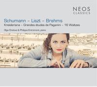 Olga Chelova, Philippe Entremont - Schumann - Liszt - Brahms