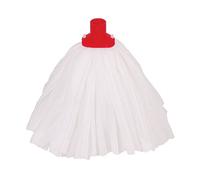 Robert Scott Big White T1D Socket Mop Small Pack Of 10 - Red