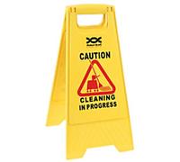 Robert Scott Caution Wet Floor Sign Plastic Yellow