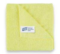Robert Scott CICS131 Microfibre Cloth, Contract, 40 cm x 40 cm, Yellow (Pack of 10)
