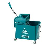 Mobile Mop Bucket and Wringer 20 Litre Green