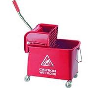 Mobile Mop Bucket and Wringer 20 Litre Red 101248 RD