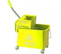 Mobile Mop Bucket and Wringer 20 Litre Yellow 101248YL