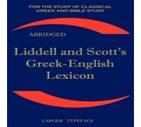 Robert Scott Liddell & Scott's Greek-English Lexicon Paperback Book Robert Scott Multicolor
