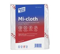 Robert Scott Mi-cloth Microfibre Pack of 50 Cloths Colour Coded 103216-Red