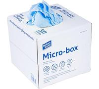 Robert Scott Micro-Box Blue Microfibre Cleaning Cloths (Box of 50)