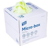 Robert Scott Micro-Box Yellow Microfibre Cleaning Cloths (Box of 50)