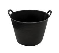 Robert Scott Recycled Flexi Tub Black 42ltr - Single - Janitorial Supplies