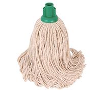 Robert Scott Socket Mop Heads, Green, Pack of 12