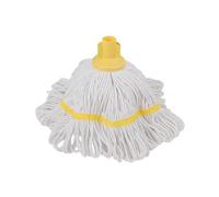 Robert Scott & Sons Hygiemix T1 Socket Cotton & Synthetic Colour-coded Mop 250g Yellow Ref MHH250Y+ Free Finchley Refill Pen (1)