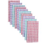 Robert Scott Robert Scott Tea Towel 460x680mm Check Assorted Colours (Pack 10)