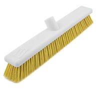 Robert Scott Washable Stiff Broom Head - Yellow - 45cm