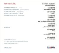 ROBERT SIMPSON (CONDUCTOR)/STEVEN SCHICK (PERCUSSION)/SARAH ROTHENBERG (PIANO)/K