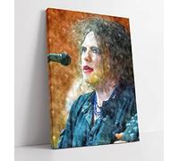 Robert Smith The Cure Canvas Wall Art Print Picture - 20 inch wide x 30 inch high (Frame Depth 30mm)
