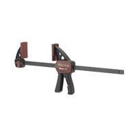 Robert Sorby Select Mini One Handed Bar Clamp 12" 205mm Quick Release Clamp and Spreader 75kgf 60mm Throat Depth Soft Grip Handle