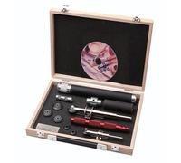 Robert Sorby SOV-3370DBS Sovereign Spiralling and Texturing Set in Sustainably Sourced Wooden Presentation Box - Carbide Woodturning Tools - Lathe Texturing Tools - Woodturning Spiraling Tools