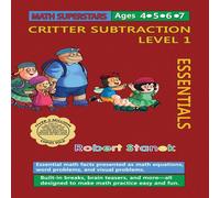 Robert Stanek Math Superstars Subtraction Level 1: Essential Math Facts for Ages Robert Stanek Multicolor
