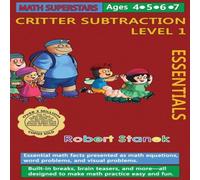 Robert Stanek Math Superstars Subtraction Level 1, Library Hardcover Edition: Robert Stanek Multicolor