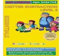 Robert Stanek Math Superstars Subtraction Level 2, Library Hardcover Edition: Robert Stanek Multicolor