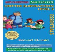Robert Stanek Math Superstars Subtraction Level 3, Library Hardcover Edition: Robert Stanek Multicolor