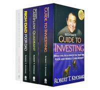 Robert T. Kiyosaki 4 Books Collection Set (Rich Dad Poor Dad, Cashflow Quadrant, Guide to Investing, Why the Rich are getting Richer)