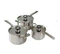 Robert Welch 316 Series Cookware 3 Piece Saucepan Set