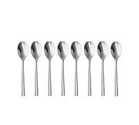 Robert Welch Blockley Bright Small Coffee/Espresso Spoon, Set of 8. Suitable for Espresso, Small Coffee. Made from Stainless Steel. Dishwasher Safe.