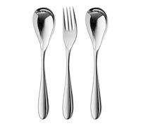Robert Welch Bourton Bright Cutlery Serving Set, 3 Piece. Made from Stainless Steel. Dishwasher Safe.