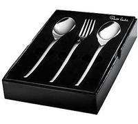 Robert Welch Bud Bright Serving Set, 3 Piece. Made from Stainless Steel. Dishwasher Safe.