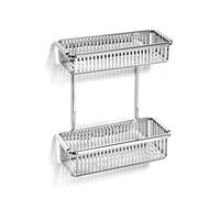 Robert Welch Burford Shower Basket Double. Made from stainless steel. EASY CLEAN.