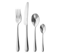 Robert Welch Kingham Bright, 16 Piece Cutlery Set for 4 People. Made from Stainless Steel. Dishwasher Safe.