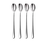Robert Welch Kingham Bright Long Handled Spoon, Set of 4. Made from Stainless Steel. Dishwasher Safe.