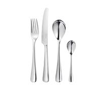 Robert Welch Malvern Bright, 24 Piece Cutlery Set for 6 People. Made from Stainless Steel. Dishwasher Safe.