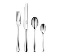 Robert Welch Radford Bright, 16 Piece Cutlery Set for 4 People. Made from Stainless Steel. Dishwasher Safe.