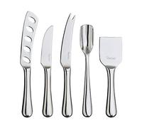 Robert Welch Radford Bright Cheese Gourmet Knife, 5 Piece Set. Made from Stainless Steel. Dishwasher Safe.