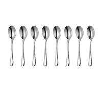 Robert Welch Radford Bright Small Espresso Spoon Set of 8. Made from Stainless Steel. Dishwasher Safe.
