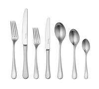Robert Welch Radford Satin, 84 Piece Cutlery Set for 12 People. Made from Stainless Steel. Dishwasher Safe.