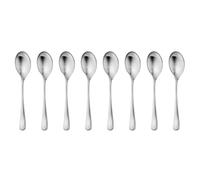 Robert Welch Radford Satin Small Coffee Spoon, Set of 8. Suitable for Espresso, Small Coffee. Made from Stainless Steel. Dishwasher Safe.