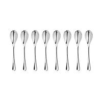 Robert Welch RW2 Bright Small Coffee/Espresso Spoon, Set of 8. Suitable for Espresso, Small Coffee. Made from Stainless Steel. Dishwasher Safe.