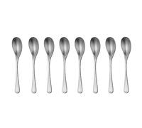 Robert Welch RW2 Satin Small Coffee/Espresso Spoon, Set of 8. Suitable for Espresso, Small Coffee. Made from Stainless Steel. Dishwasher Safe.